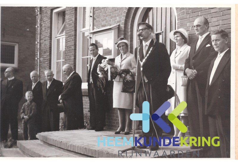 Pannerden Benoeming A.Havermans tot burgemeester in Pannerden 16-06-1963 (1)